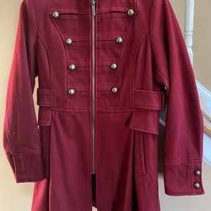 Steve Madden military style wool coat